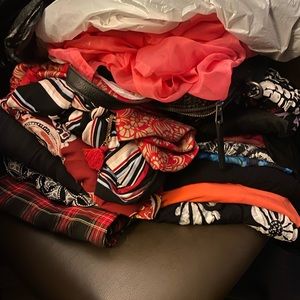 Womens Variety of Plus Sized Tops (2X to 4X).  Also 2 purses and I pr. Pants.